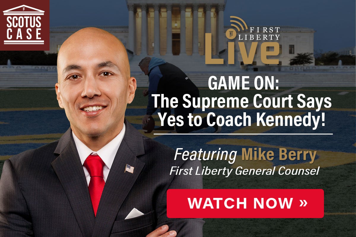 Kenny Vaughn and Mike Berry | Watch Now | First Liberty Live!