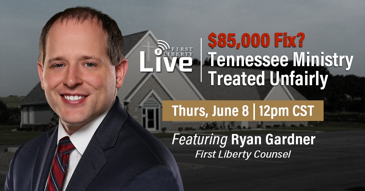Ryan Gardner | The Father's House | First Liberty Live!